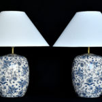 Set 2 veioze chinezești din ceramică