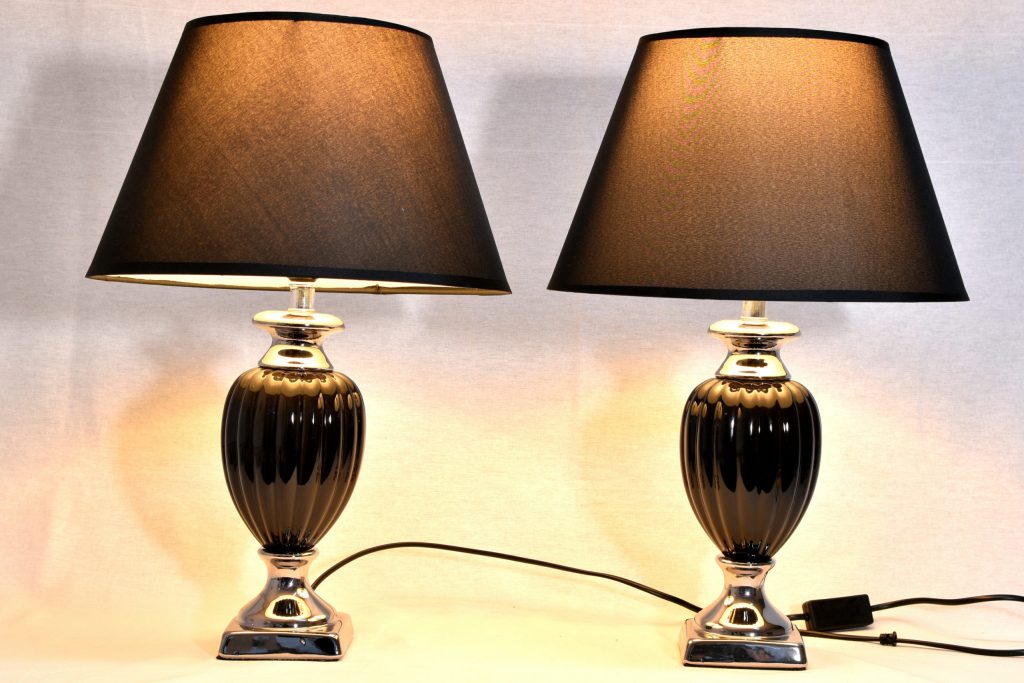 Set 2 veioze negre Le Dauphin France