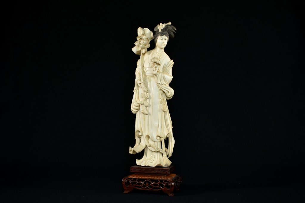 Statueta din fildes Guanyin(1) Statueta din fildes Guanyin