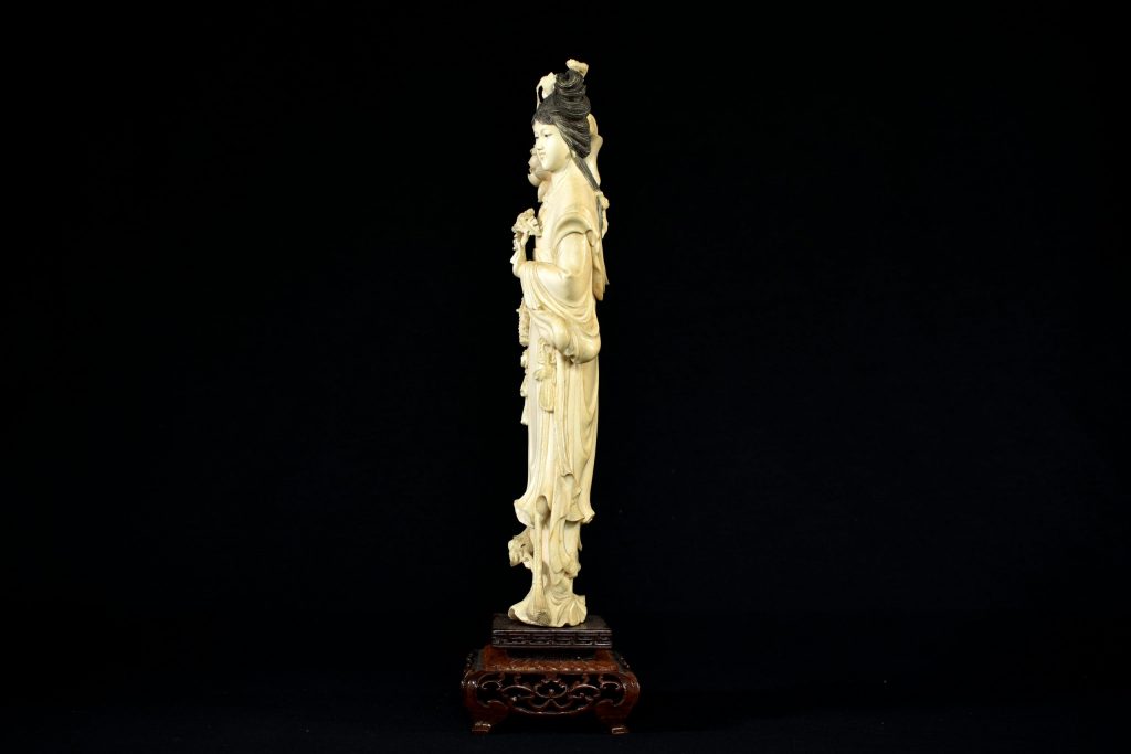 Statueta din fildes Guanyin(3) Statueta din fildes Guanyin