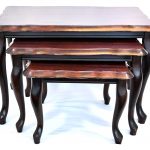 Set 3 masute din palisandru