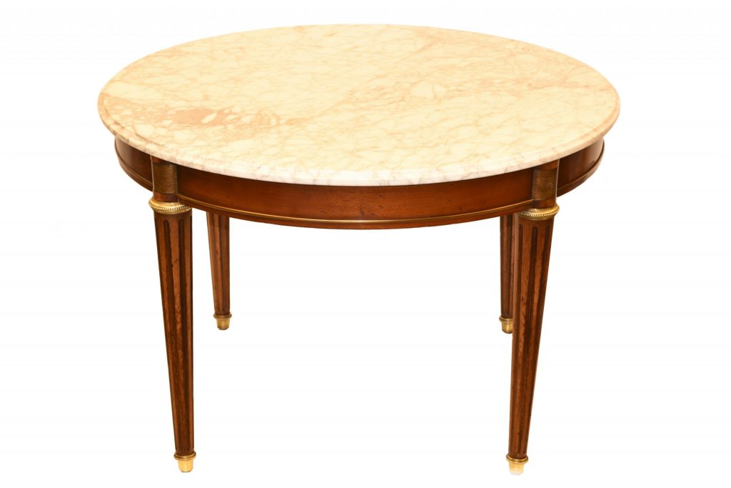 Masuta empire cu blat de marmura (1) Masuta empire cu blat de marmura