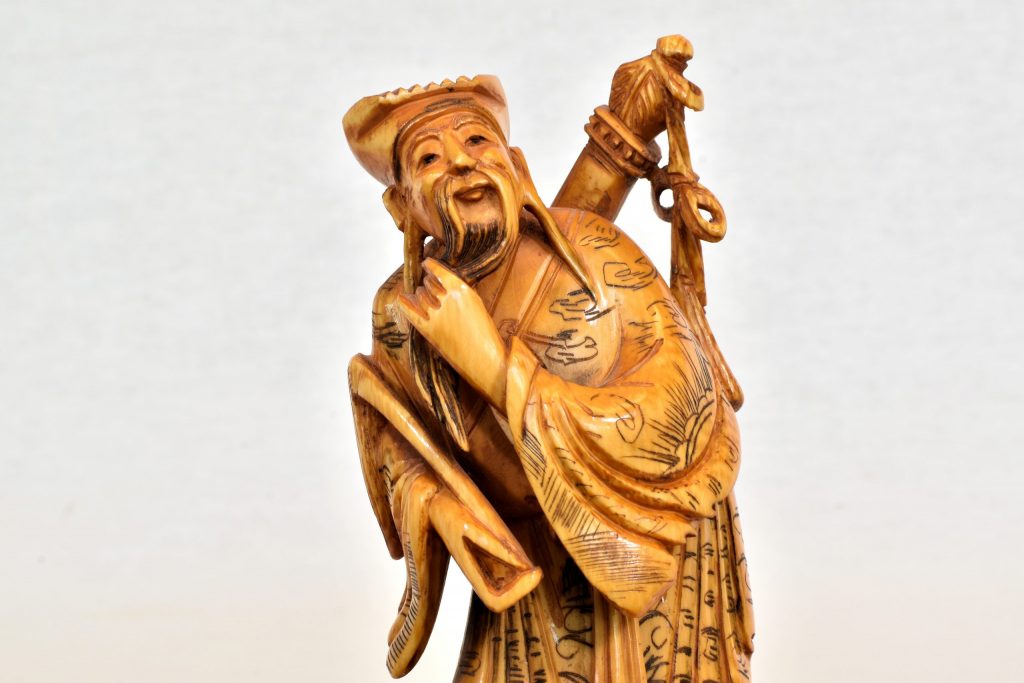 Statueta chinezeasca din fildes (7) Statueta chinezeasca din fildes