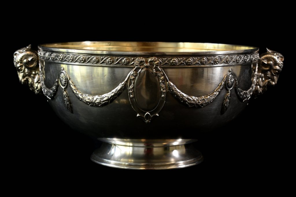 Fructiera art nouveau din argint (1) Fructiera art nouveau din argint