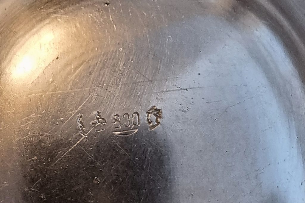 Fructiera art nouveau din argint (4) Fructiera art nouveau din argint