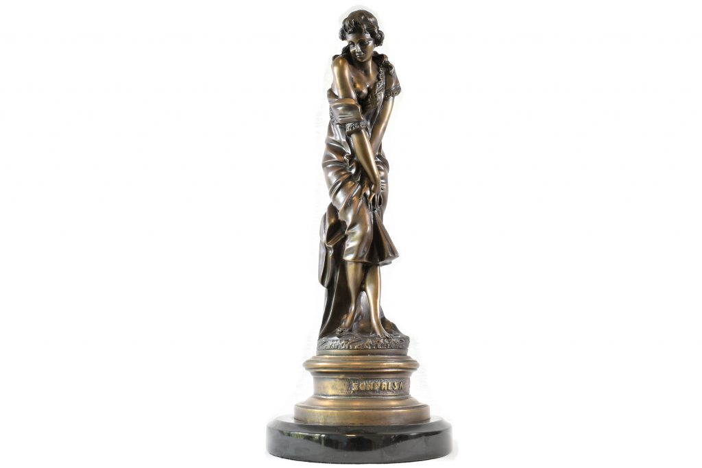 Sculptura din bronz  Sorpresa  semnata  Prof. G. Bessi Sculptura din bronz Sorpresa semnata Prof. G. Bessi