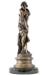 Sculptura din bronz Sorpresa semnata Prof. G. Bessi
