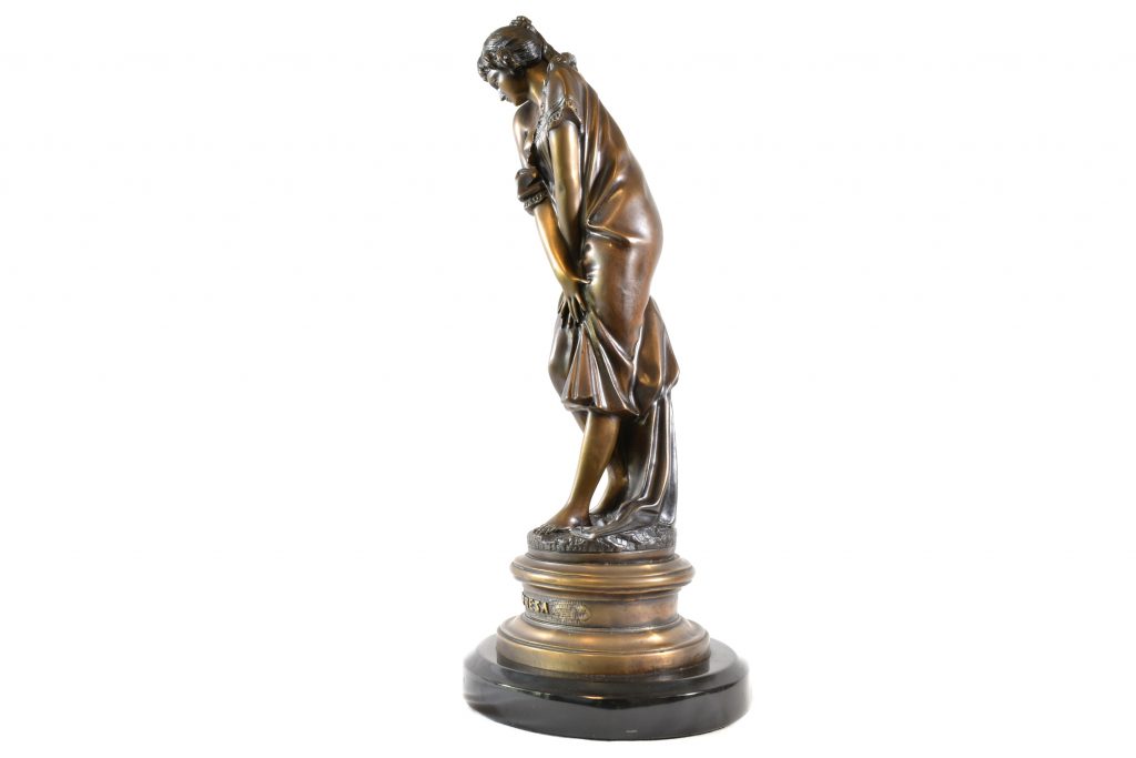 Sculptura din bronz Sorpresa semnata Prof. G. Bessi (4) Sculptura din bronz Sorpresa semnata Prof. G. Bessi