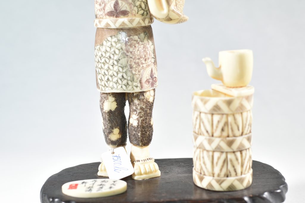 Sculptura din fildes de hipopotam (9) Sculptura din fildes de hipopotam - imagine 3