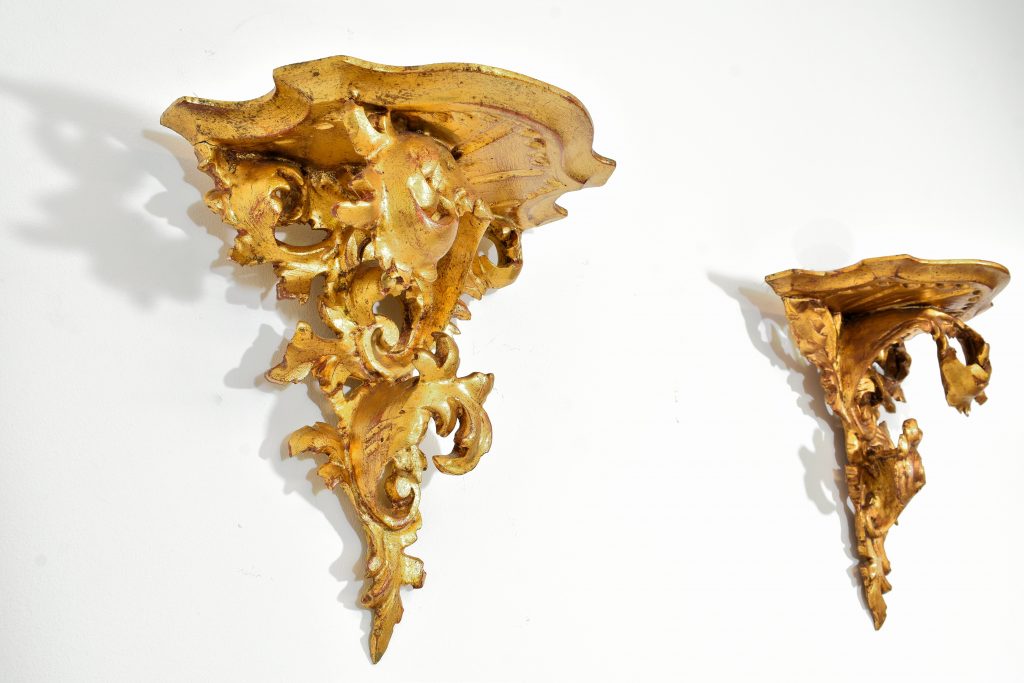 Set 2 console Louis al XV lea