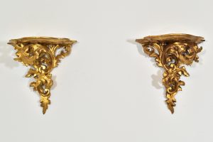 Set 2 console Louis al XV lea