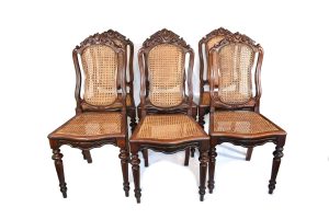 Set 6 scaune cu pai vienez