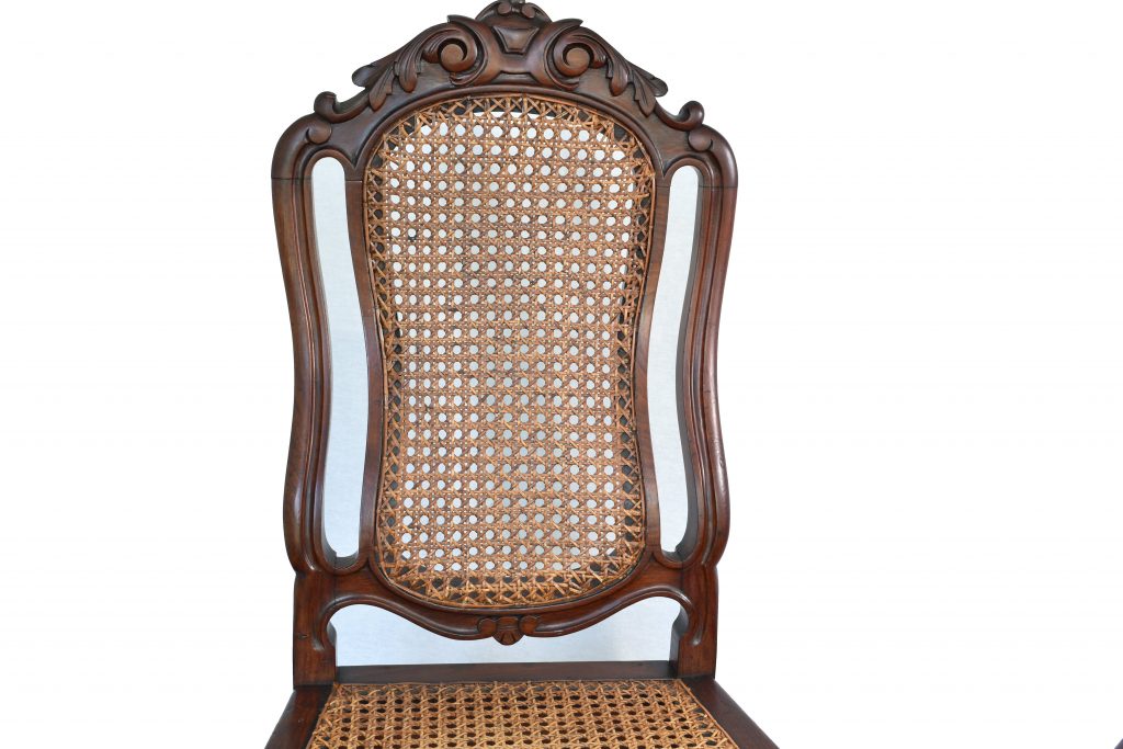 Set 6 scaune cu pai vienez (4) Set 6 scaune cu pai vienez