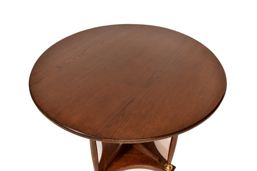 Masa Art Nouveau din lemn de stejar