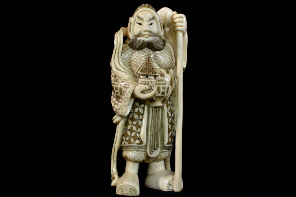 Statueta japoneza din fildes (1) Statueta japoneza din fildes