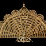 Ecran evantai pentru semineu