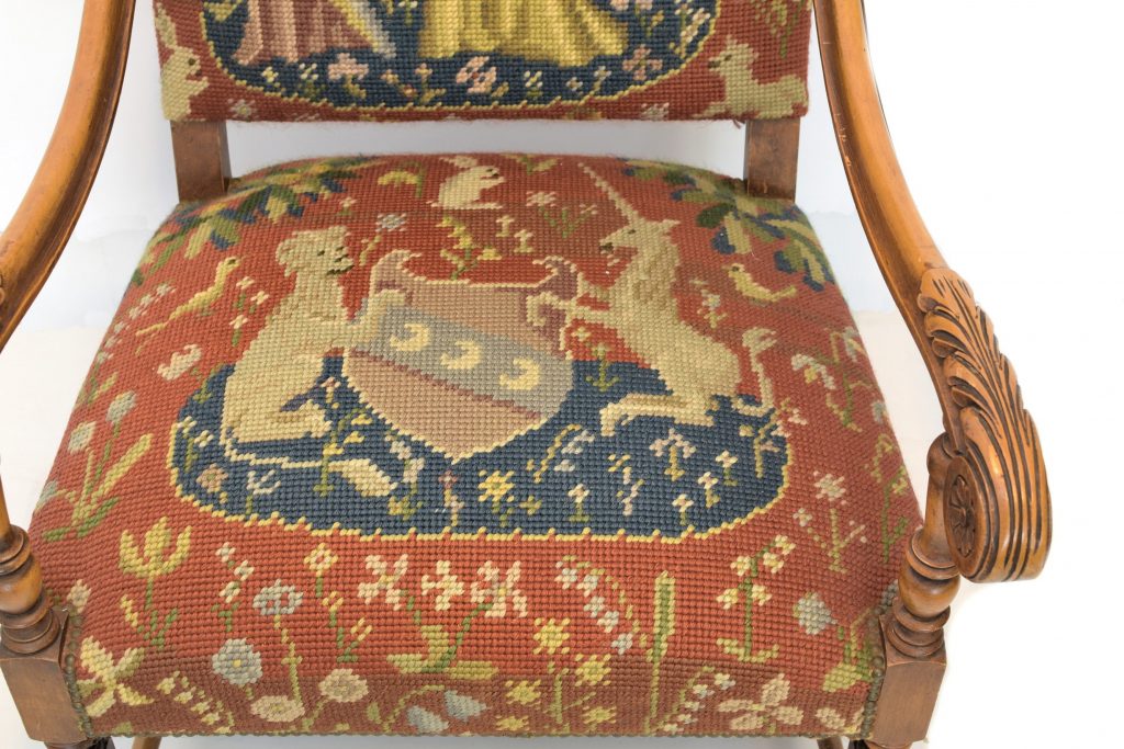 Fotoliu Louis al XV lea cu tapiterie belgiana (2)_01 Fotoliu Louis al XV lea cu tapiterie belgiana