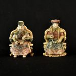 Netsuke policrom din fildes