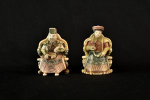 Netsuke policrom din fildes