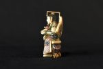 Netsuke policrom din fildes
