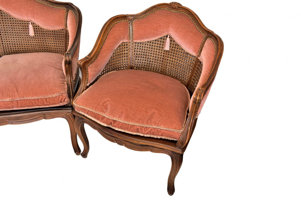 Set canapea cu 2 fotolii Corbeille (2) Set canapea cu 2 fotolii Corbeille