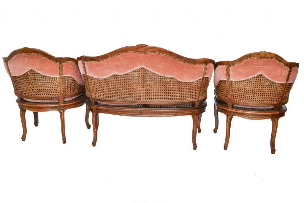 Set canapea cu 2 fotolii Corbeille (7) Set canapea cu 2 fotolii Corbeille