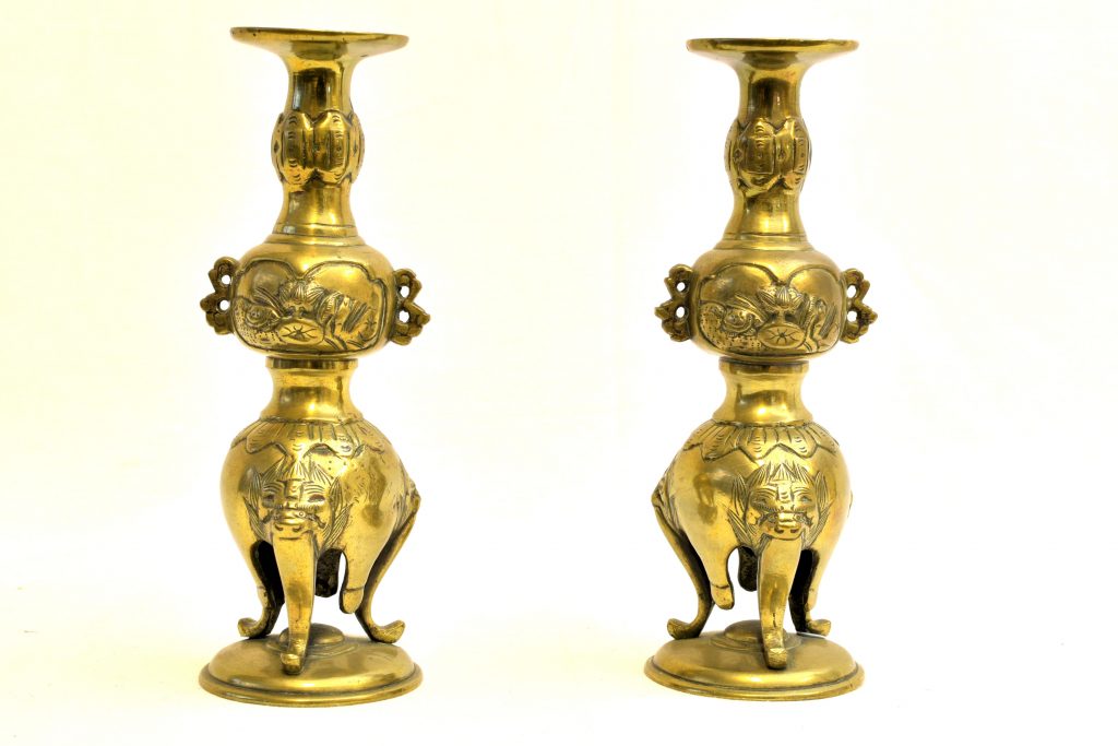 Set doua sfesnice cu pasari