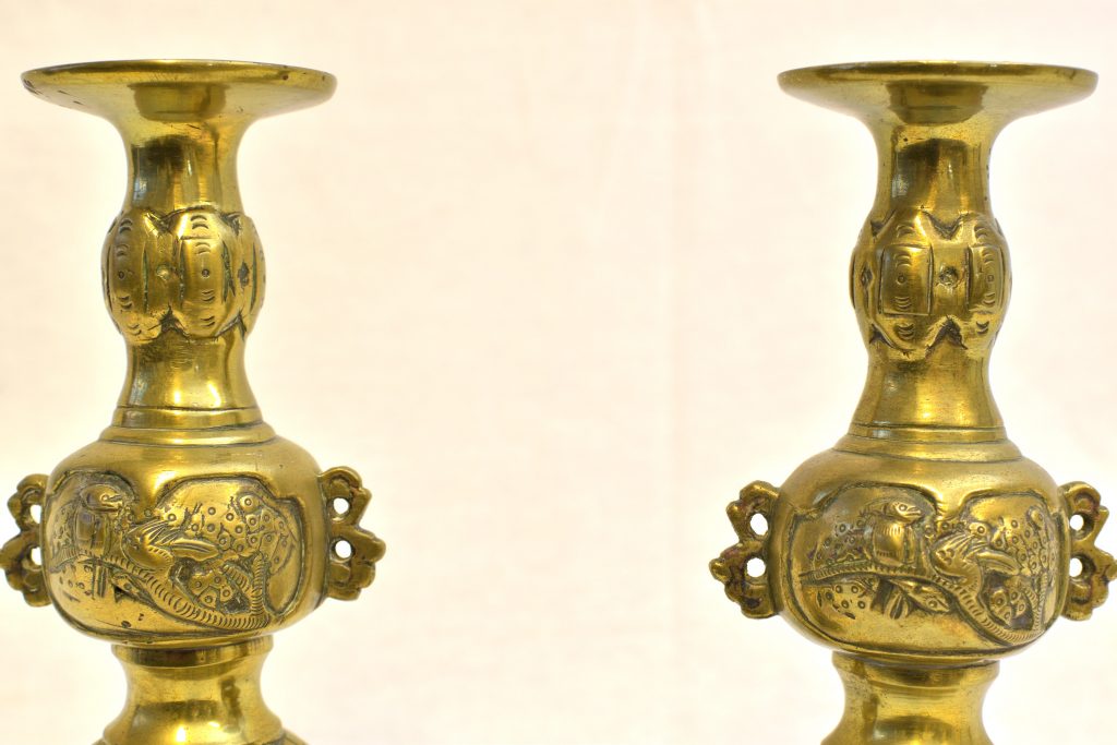 Set doua sfesnice cu pasari