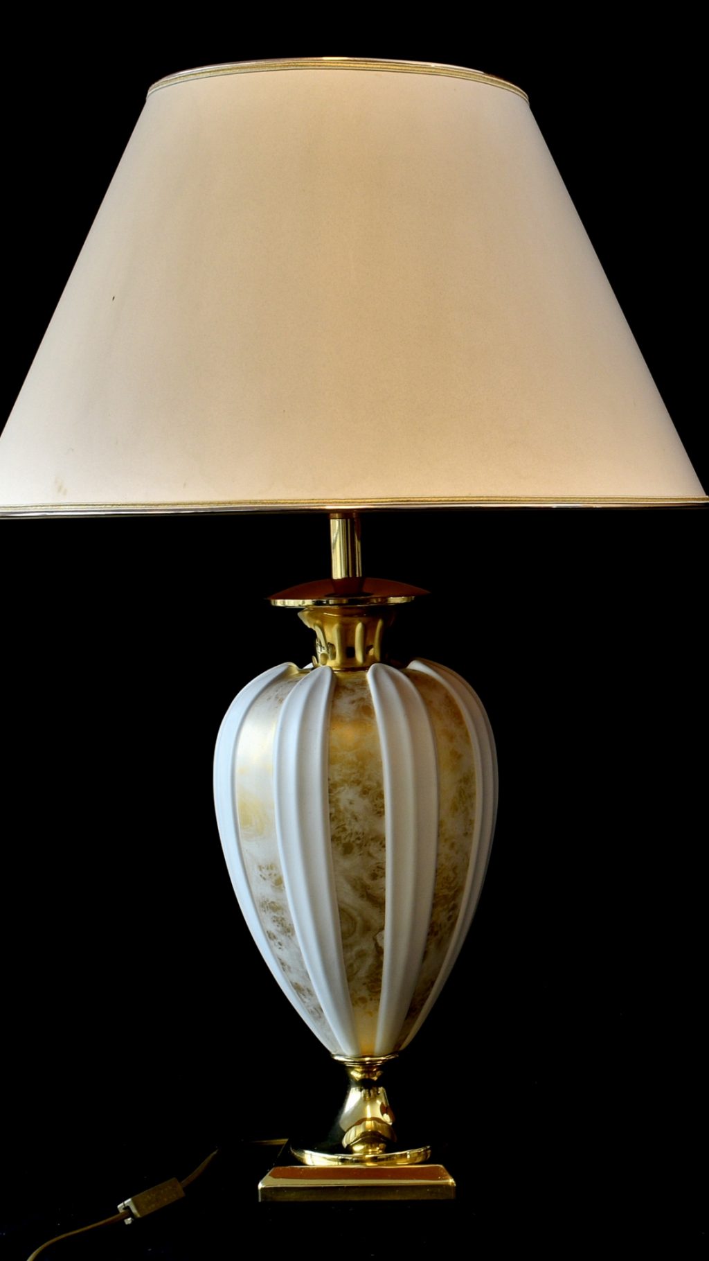 Set veioze mari Le Dauphin cu dungi aurii