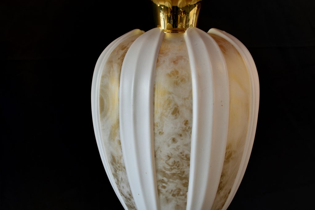 Set veioze mari Le Dauphin cu dungi aurii