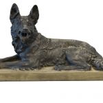 Statueta caine alsacian