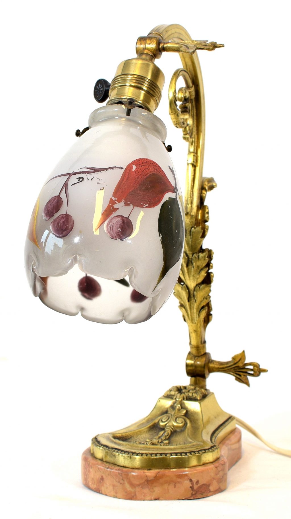 veioza art nouveau cu abajur semnat (33) veioza art nouveau cu abajur semnat