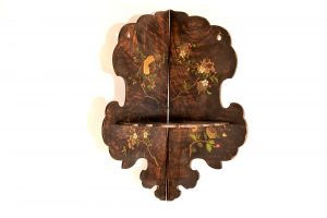 Etajera de colt empire papier mache