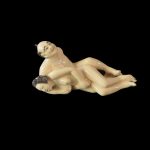 Netsuke erotic din fildes semnat