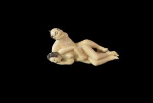 Netsuke erotic din fildes semnat