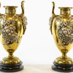 Set doua vaze aurite