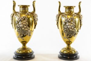 Set doua vaze aurite