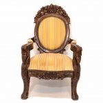 Fotoliu indonezian cu cap de Hornbill