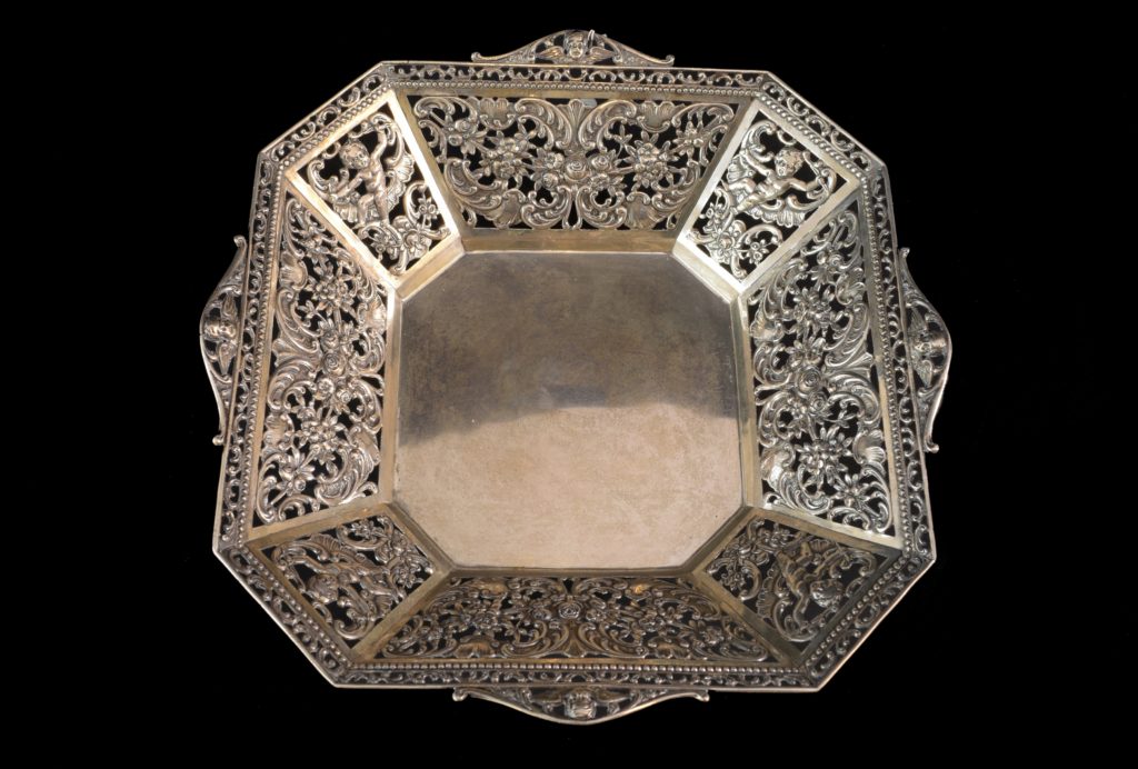 Fructiera din argint Cupidon (1) Fructiera din argint Cupidon