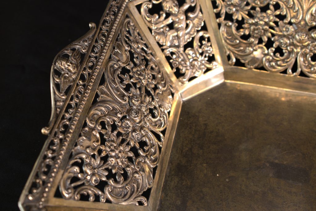 Fructiera din argint Cupidon (3) Fructiera din argint Cupidon