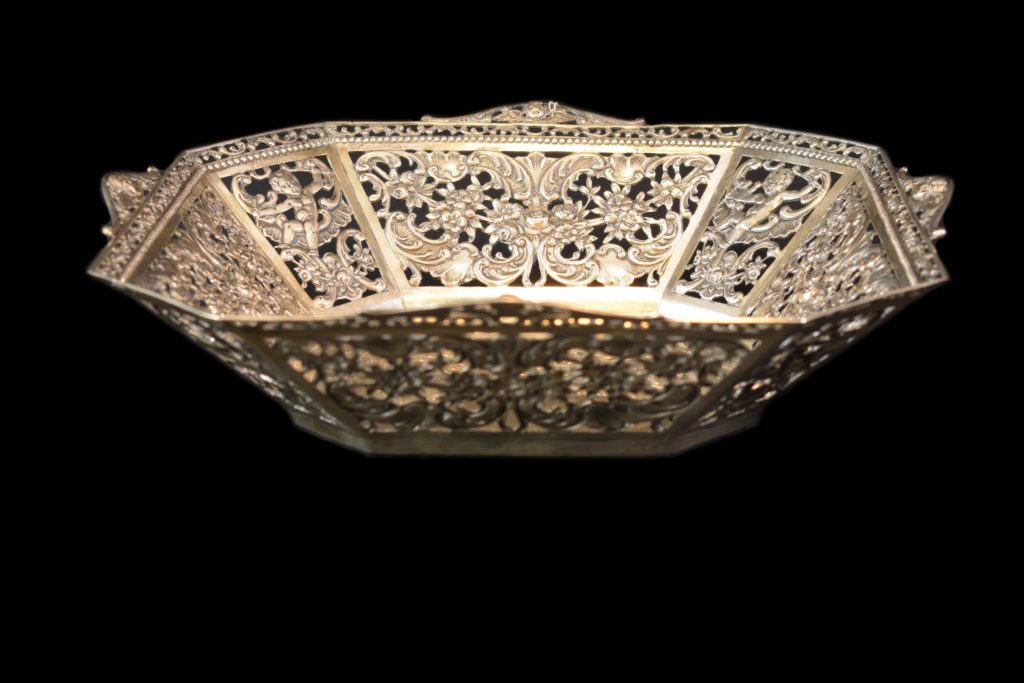 Fructiera din argint Cupidon (7) Fructiera din argint Cupidon