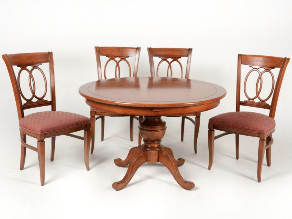 Masa si 4 scaune cires (1)11 Masa si 4 scaune cires