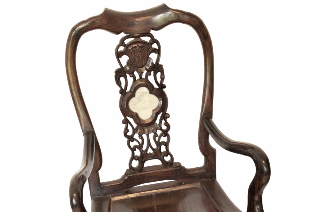 Scaun chinezesc cu marmura (8) Scaun chinezesc cu marmura