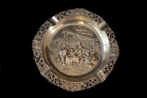 Scrumiera mare din argint