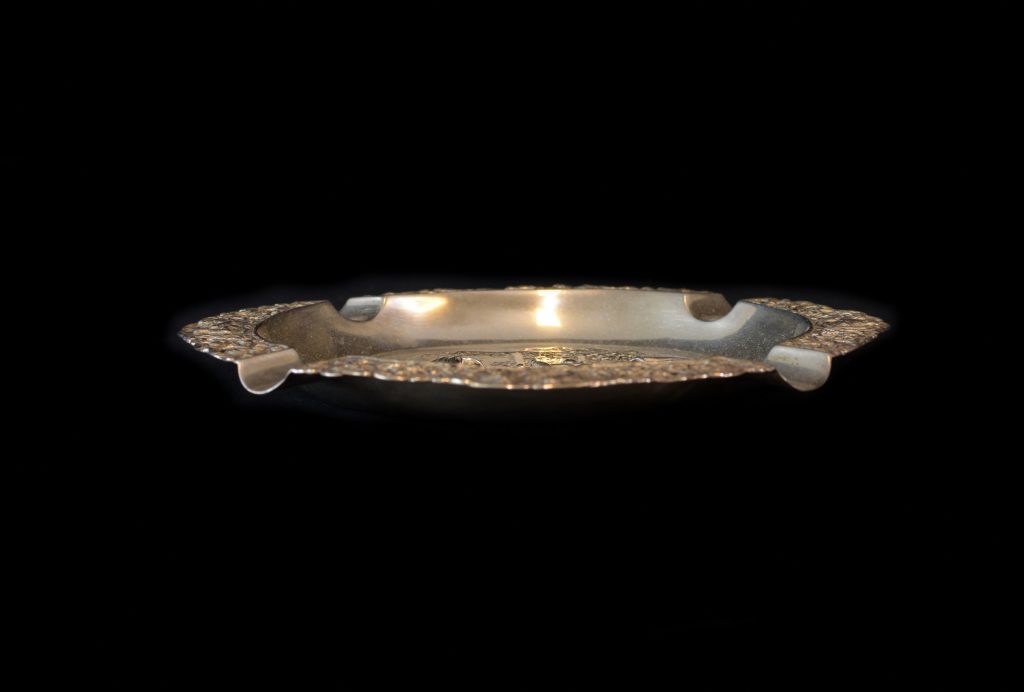 Scrumiera mare din argint