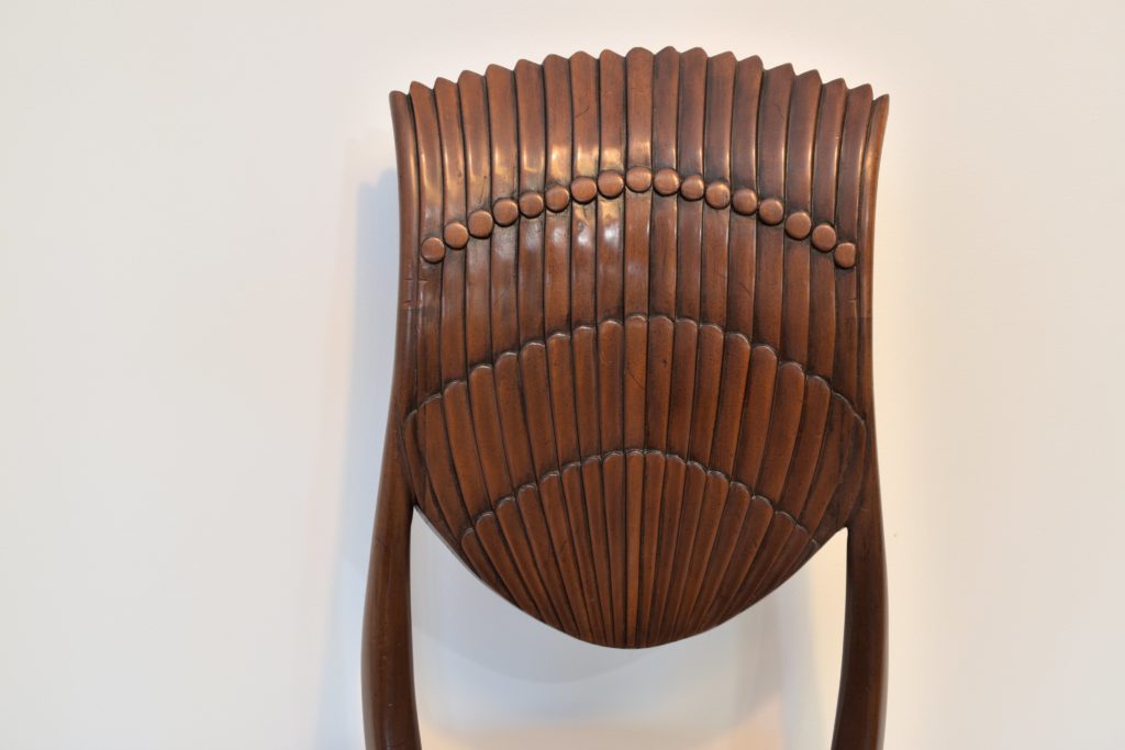 Set 2 scaune Biedermeier paun