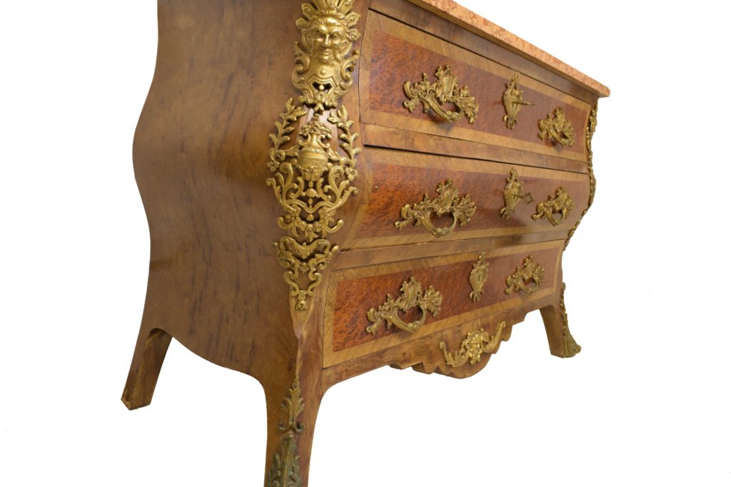 Comoda Louis al XV lea bombata (6) Comoda Louis al XV lea bombata