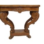 Masă consolă Regency din mahon