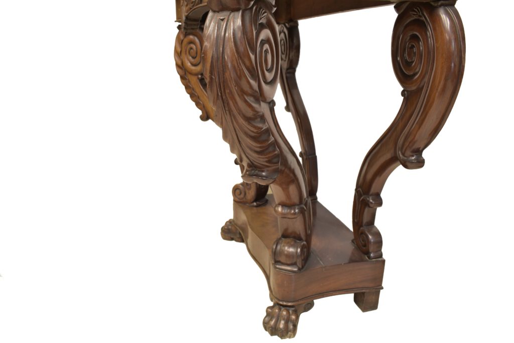 Masă consolă Regency din mahon (4) Masă consolă Regency din mahon