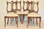Set 4 scaune Art Nouveau